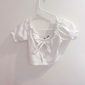 White boohoo Top!